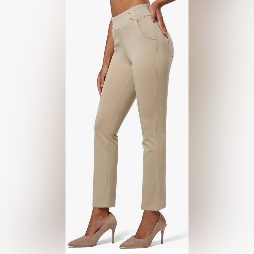 Willit Women's Yoga Dress Pants Stretch Business Work Casual
Pants High Waisted